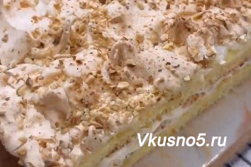 Рецепт приготовления норвежского торта шаг 12