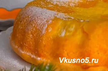 Рецепт приготовления вкусной шарлотки с апельсинами Шаг 8