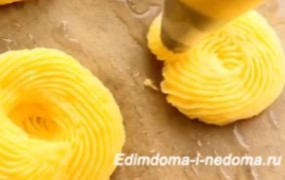 Картофельные гнезда с грибами и сыром в духовке рецепт приготовления: шаг 3